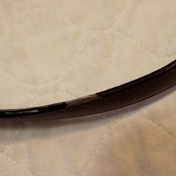 COACH Kristin Spectator Tote #18303, Leather, Grey - Picture 6 of 6